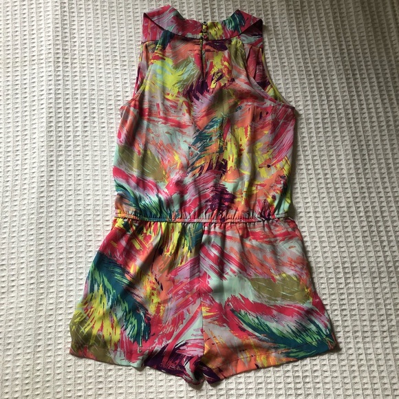 🌴BCBG Max Azria Thalia printed romper size Small - Picture 5 of 5